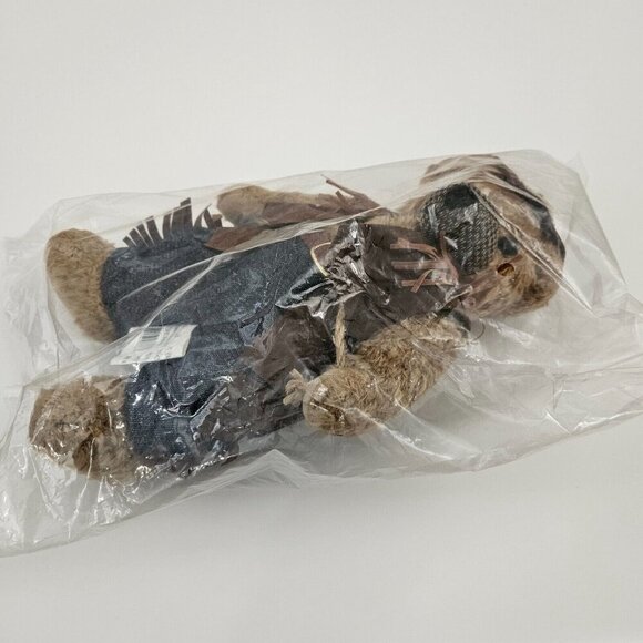 NEW Terry's Village Cowboy Brown Teddy Bear Plush 11" Stuffed Animal Toy - Picture 3 of 8